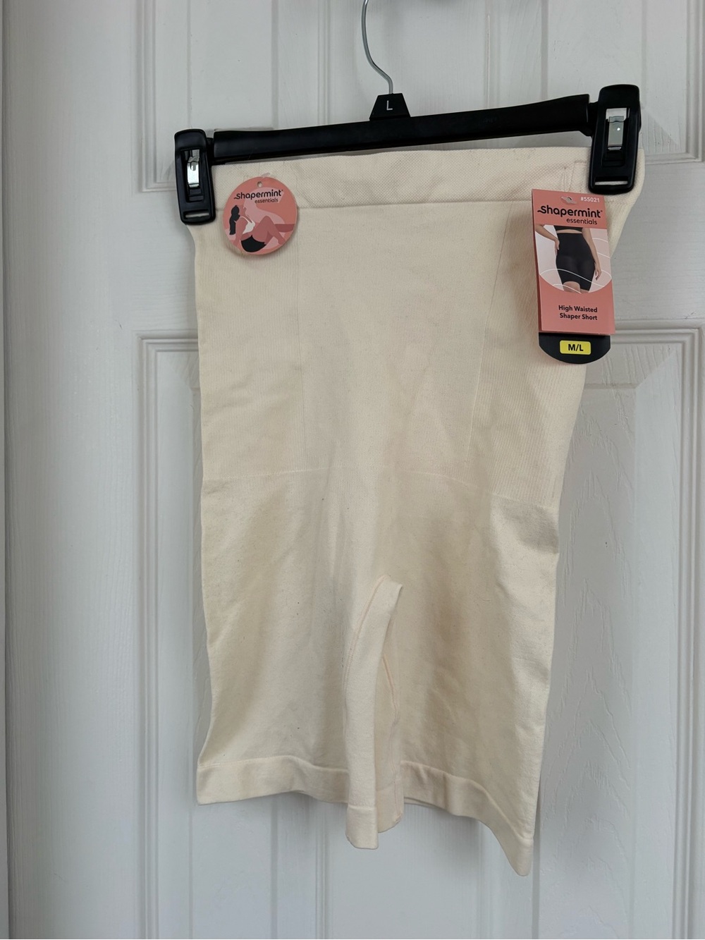 Shapermint High-Waist Shaper Shorts in Cream